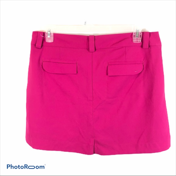 Bright Pink Ladies Nike DriFit Golf Skort Size 12 - Picture 7 of 8